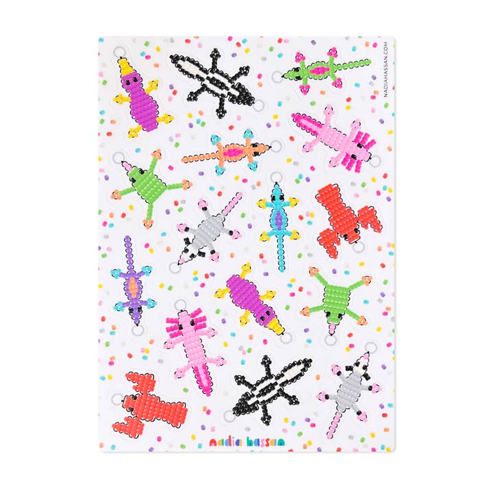 Bead Buddies klistermärkesark 5x7 för wholesale av Nadia Hassan