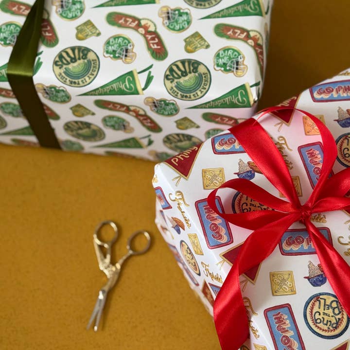 Meadowbrook Lane - Wholesale Wrapping Paper Roll - Philly Football Fan Wrapping Paper7