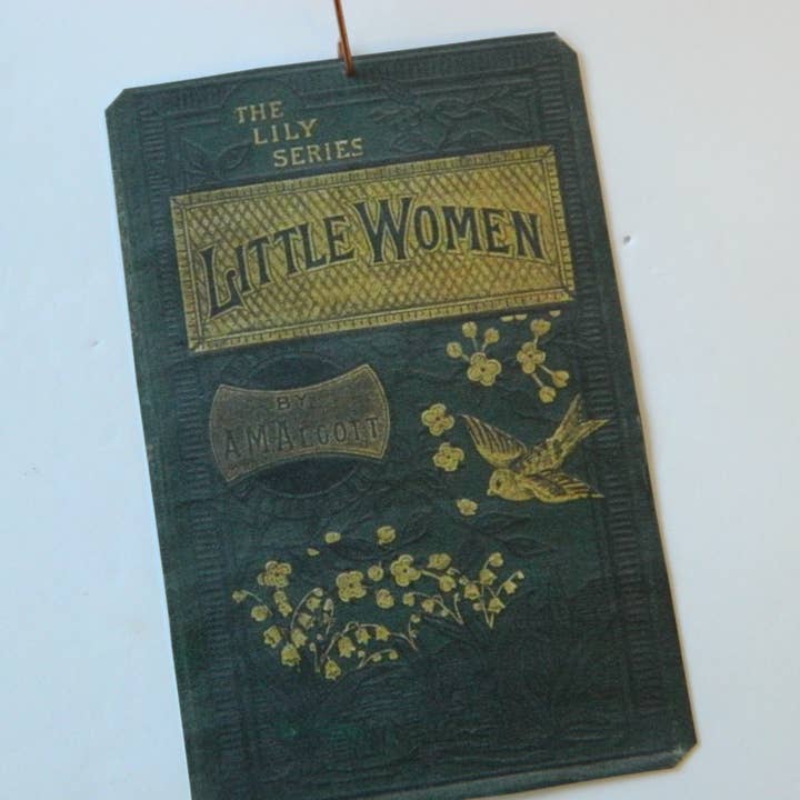 Ornament Little Women Antique Book Cover for wholesale by Sarah Wood Studio