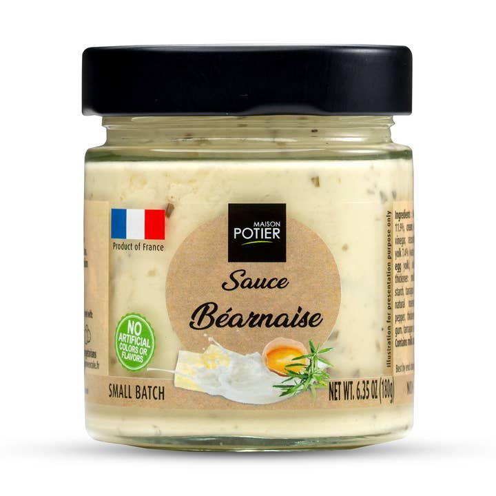 Sauce béarnaise No 15 Maison Potier, pot en verre de 6,35 oz pour la vente par International Loft
