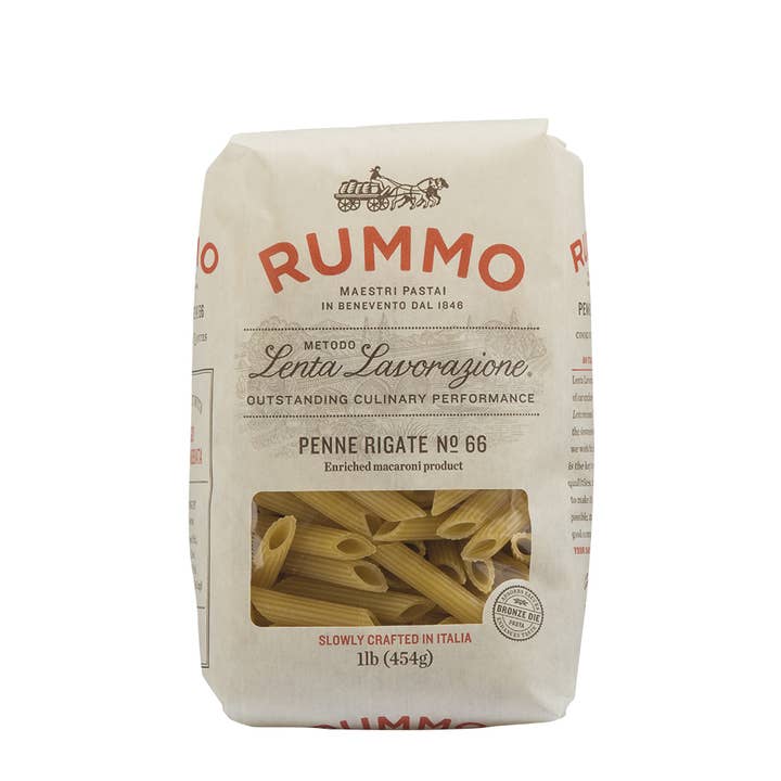 Penne Rigate 1lb. pasta Rummo made in Italy for wholesale by Rummo USA, Inc.