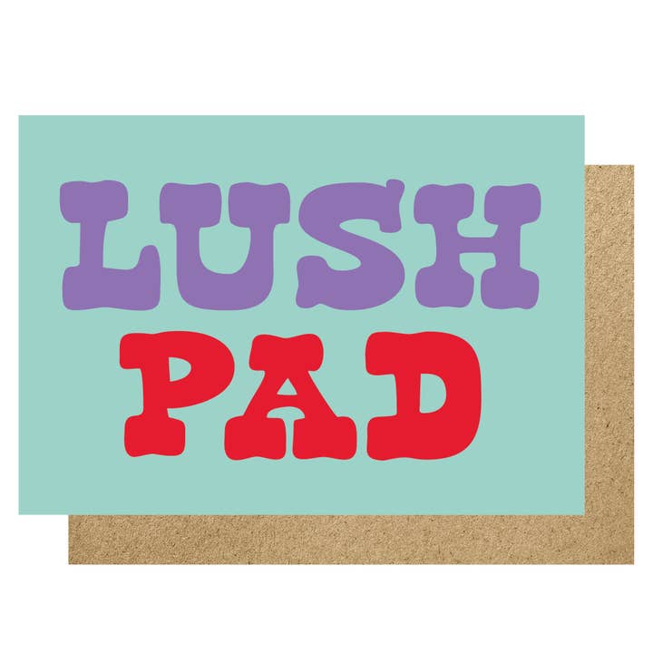 Lush Pad card for wholesale by Lucky Ink