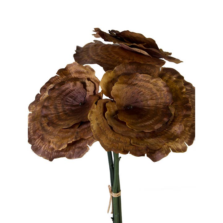 American Best - Wholesale Artificial Flowers - 24" MUSHROOM BUNDLE X3