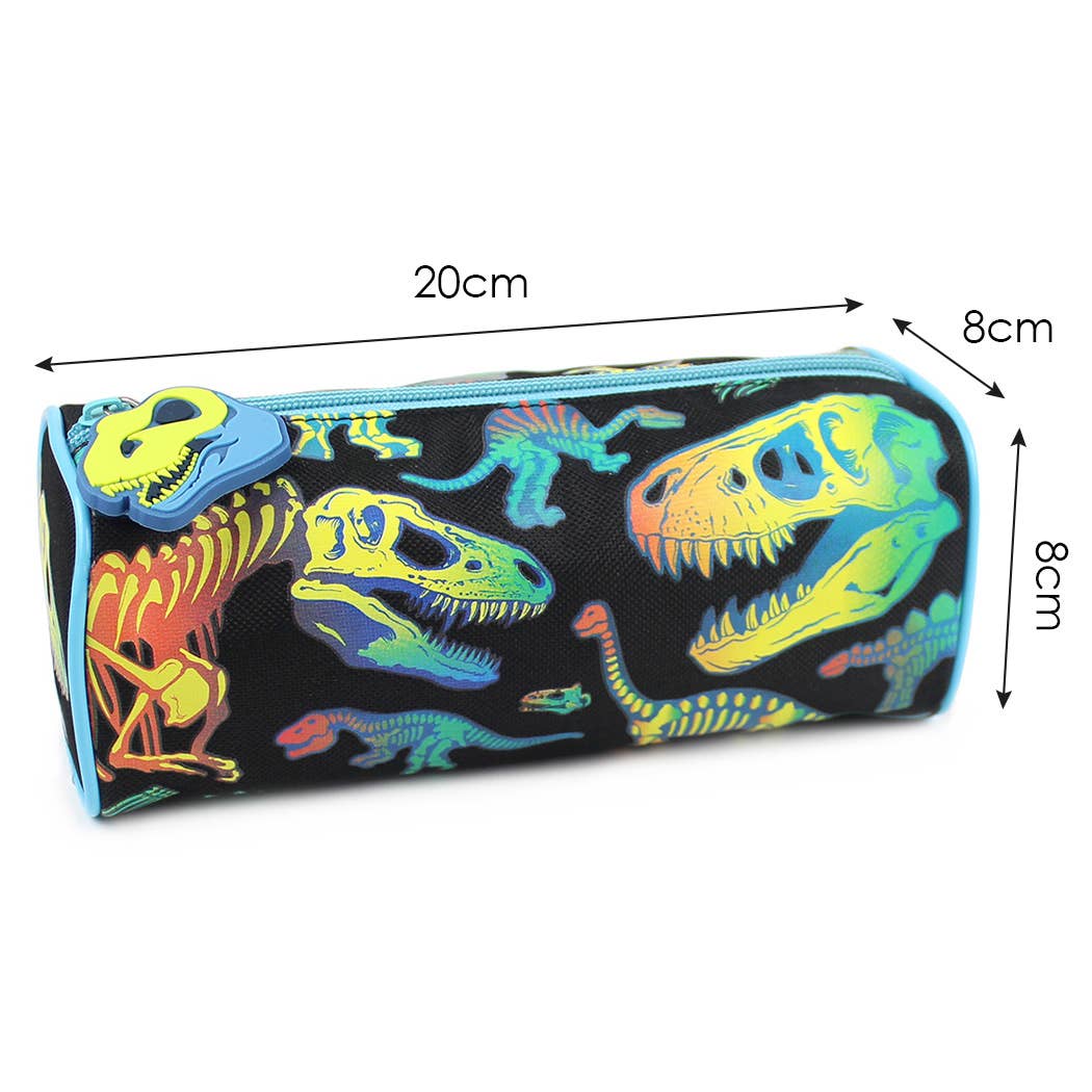 Powell Creative Products Ltd – wholesale Pencil case/pouch – Dinosaurs Pencil Case for Boys in Black & Neon5