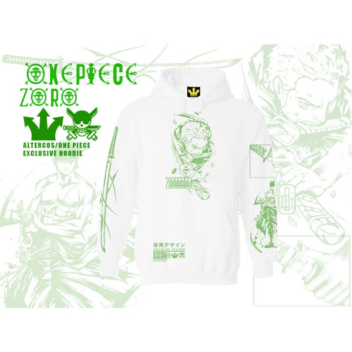Altercos - Wholesale Hoodie - Unisex - One Piece Roronoa Zoro Hoodie