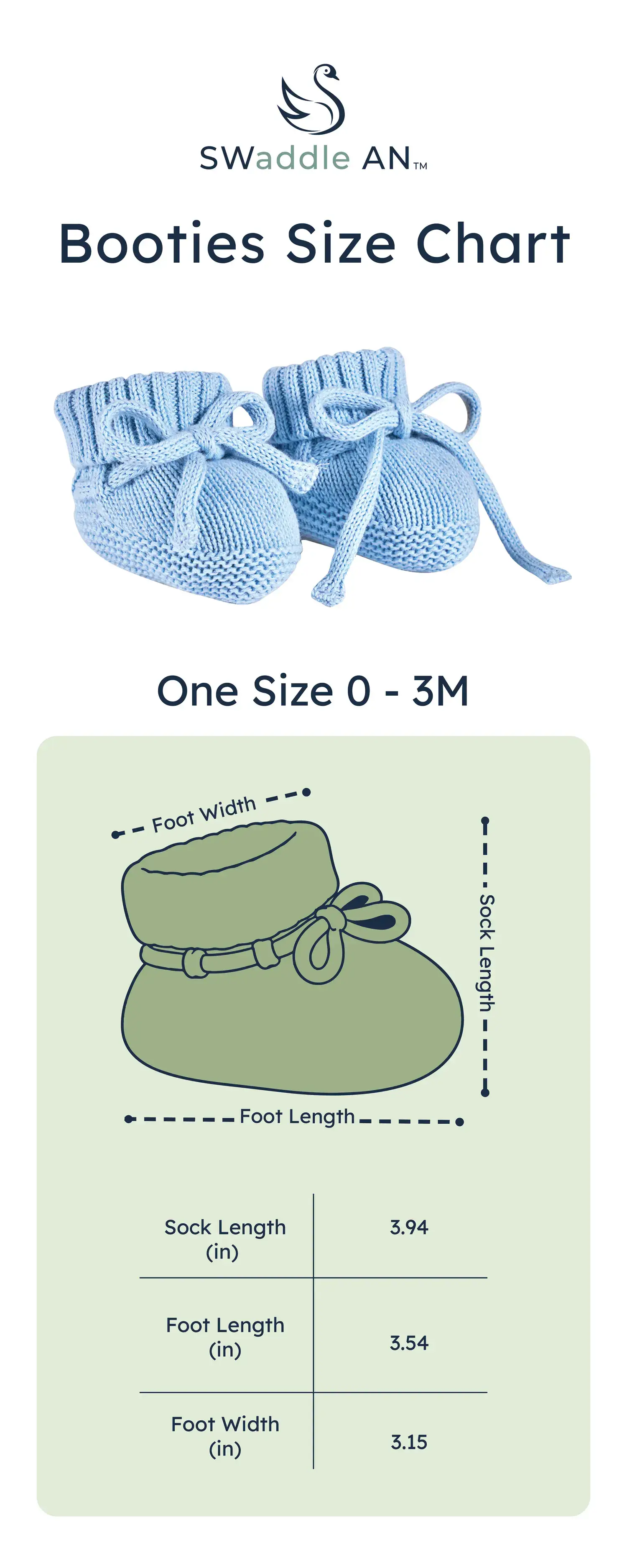 SwaddleAn - Wholesale Booties - Baby - 100% Cotton Knit Baby Booties in 11 colors25