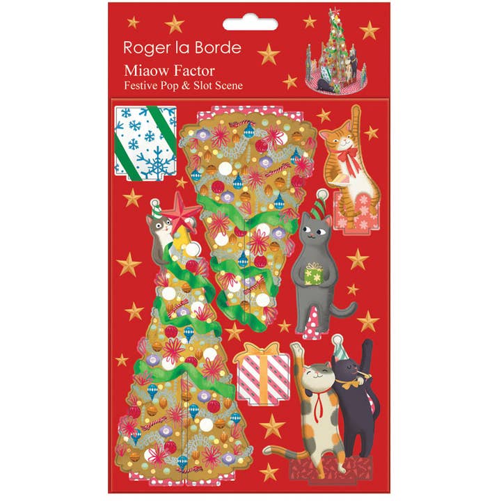 Roger La Borde - Wholesale Holiday Stocking - Miaow Factor Pop & Slot - POP 2042
