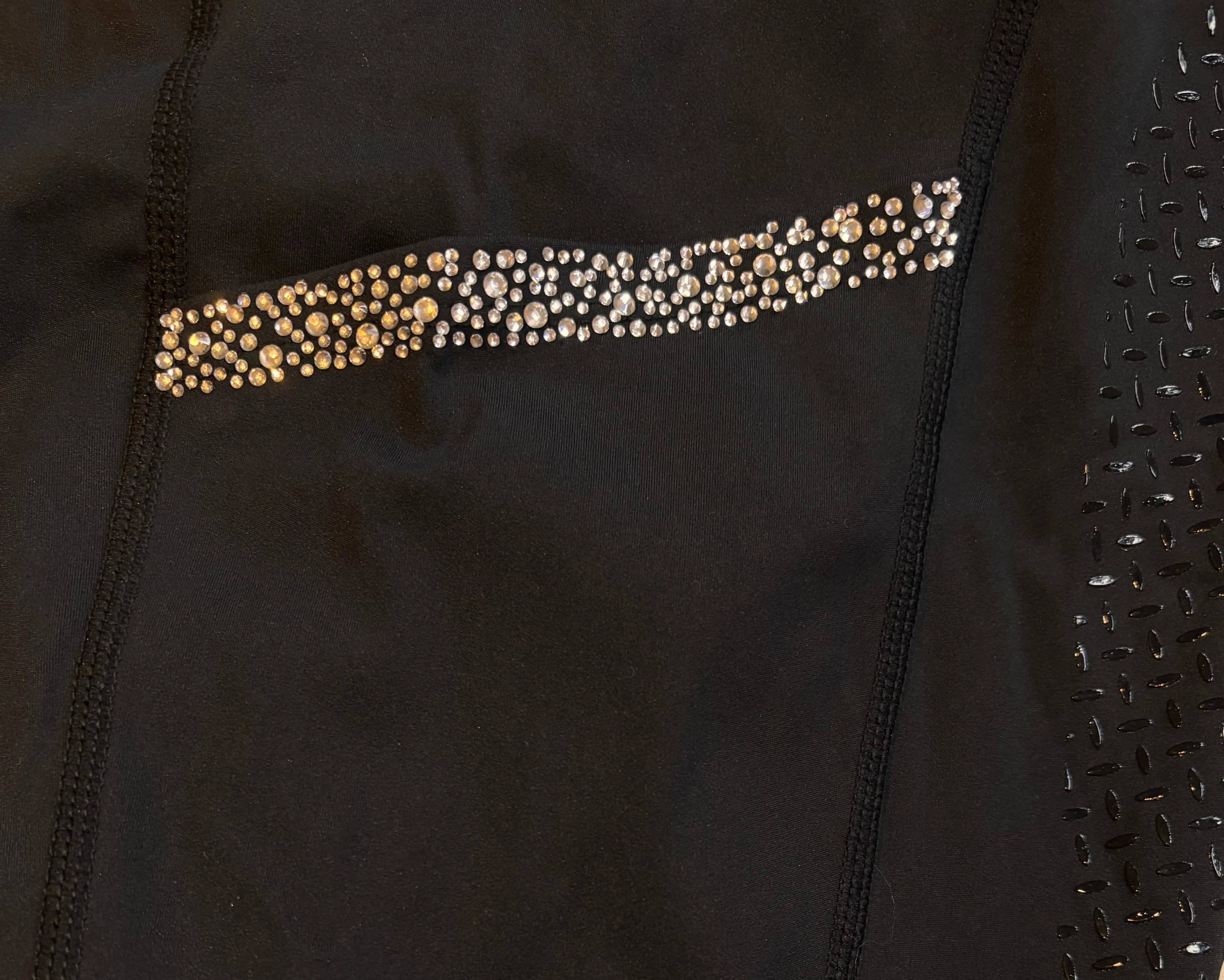 black Glammy riding leggings for wholesale on Faire3