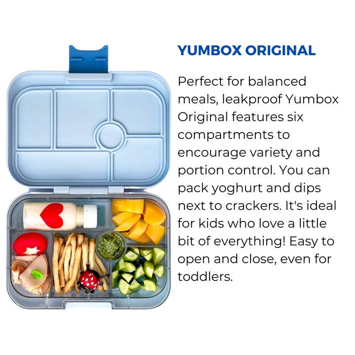 Yumbox - Wholesale Lunch Bag/Box - Kids - Leakproof Bento Lunch Box for Kids - Yumbox Miami Aqua (Unicorn)