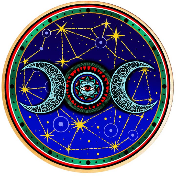 Benjamin International - Wholesale Crystal Grid - TRIPLE MOON CRYSTAL GRID