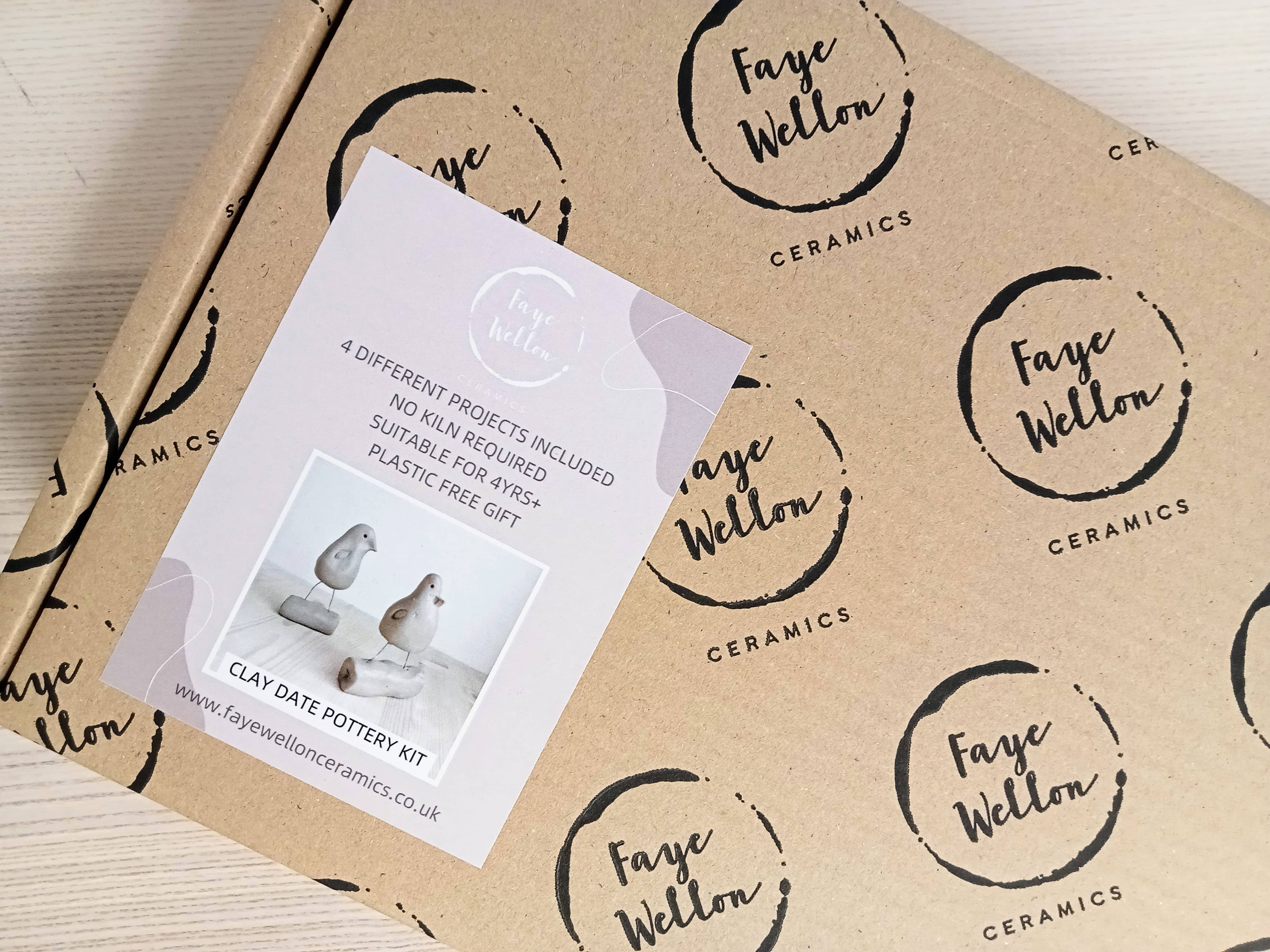 Faye Wellon Ceramics - Wholesale DIY Craft Kit - Pottery Starter Kit - 2 Person Kit5