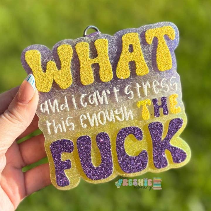 Wtf Freshie, Parfum de Voiture, Désodorisant pour Voiture | Personnalisé pour la vente par The Freshie Library