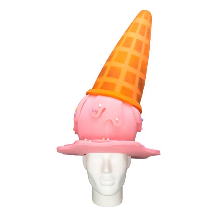 Ice Cream Cone Hat for wholesale by Foam Party Hats