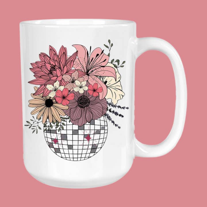 Vildblomst Kaffekrus, Blomster, Diskokugle for engroshandel hos GirlySips