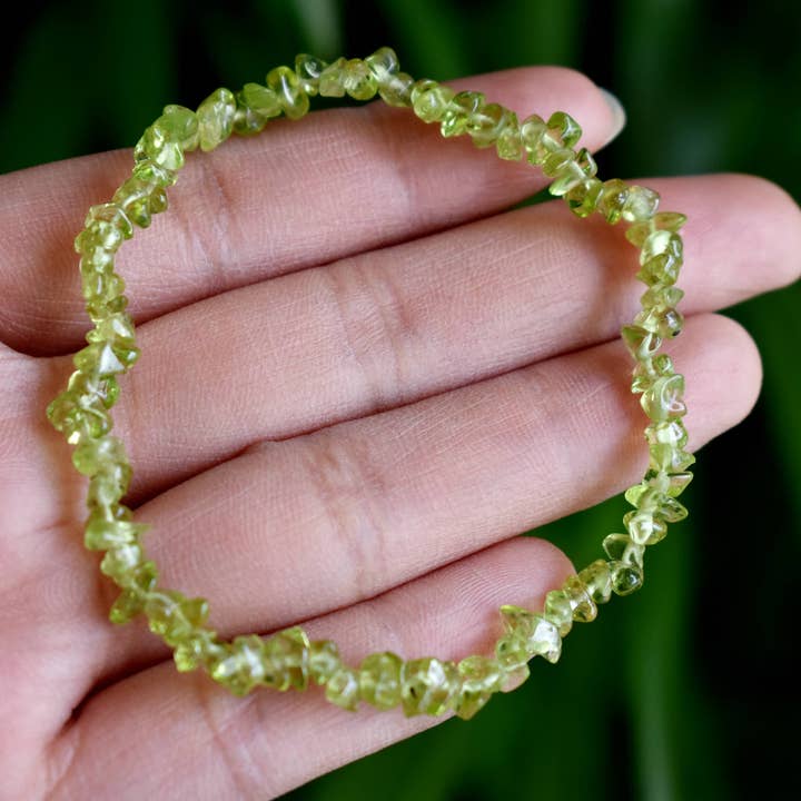 Healing Stone | Peridot | Chip Bracelet | Spiritual Jewelry and other Purchase Wholesale peridot bracelet. Free Returns & Net 60 Terms on Faire trending on Faire.