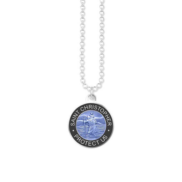 Violet/Grey Midi Saint Prague Necklace for wholesale by Blest.