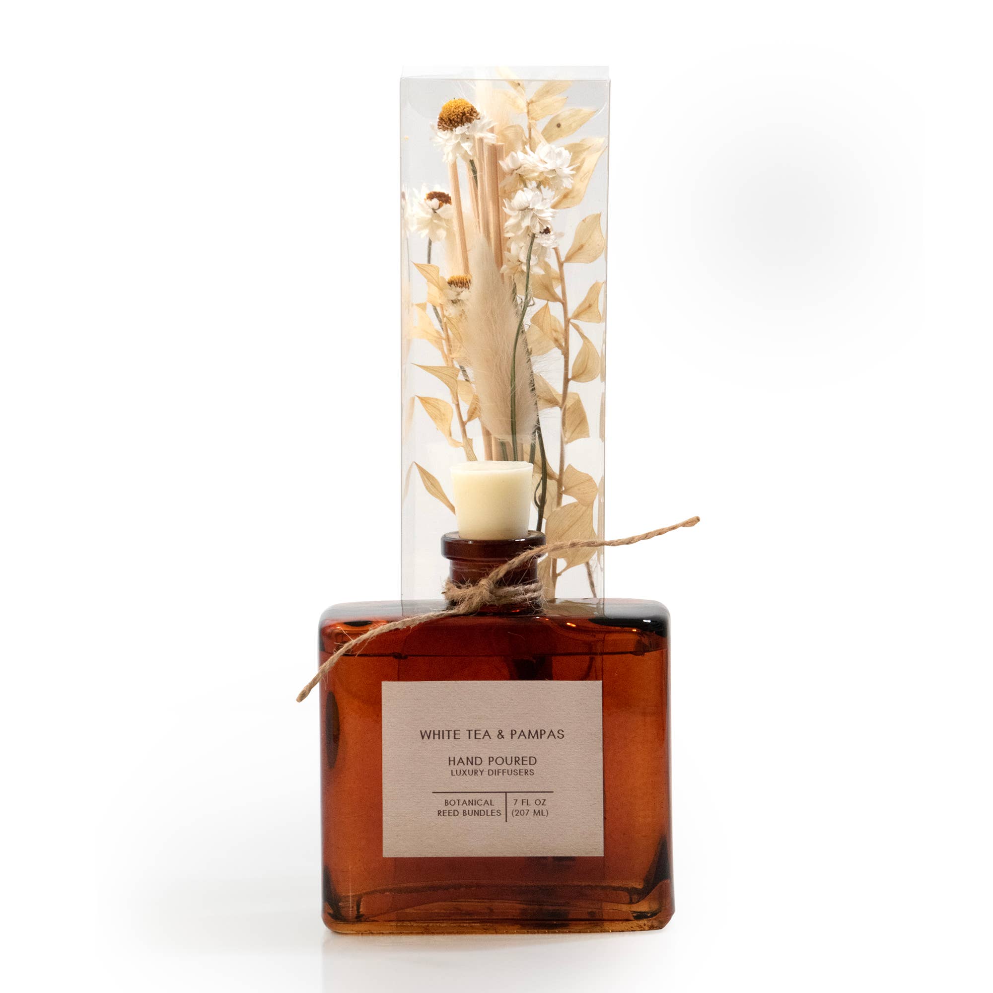 Andaluca - Wholesale Reed Diffuser - SAMPLE White Tea & Pampas Bouquet Reed Bundle Diffuser3