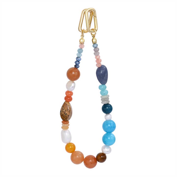 Blue Aventurine Harmony Bag Charm for wholesale by Cape Diablo