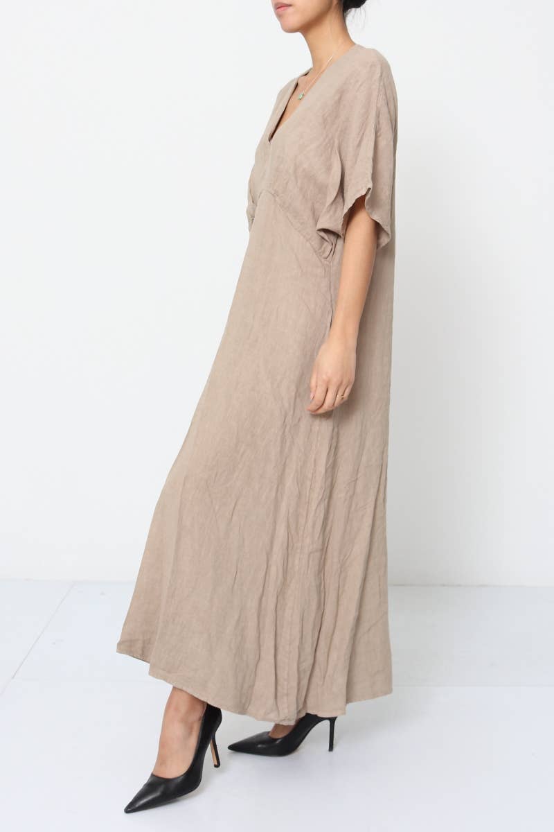 LÉA & LUC - Wholesale Dress - Women's - 100% linen dresses REF. 10307