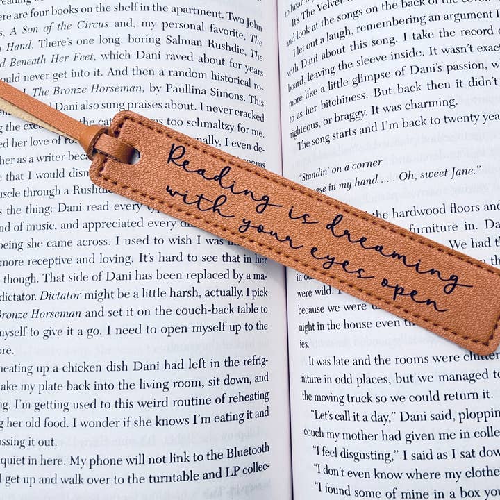 Write Me Wicked - Wholesale Bookmark - Reading is dreaming with your eyes open | Leather Bookmark