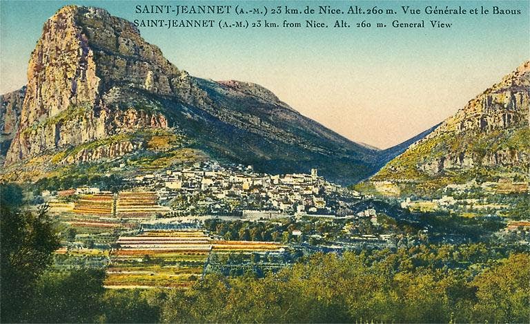 Found Image Press - Wholesale Stationery/Notecard Set - Greeting Card FF-144 Overview of St. Jeannet, France0