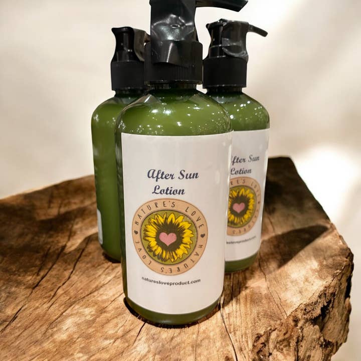 After Sun Body Lotion -made with aloe vera and essential oil for wholesale by Nature's Love Product