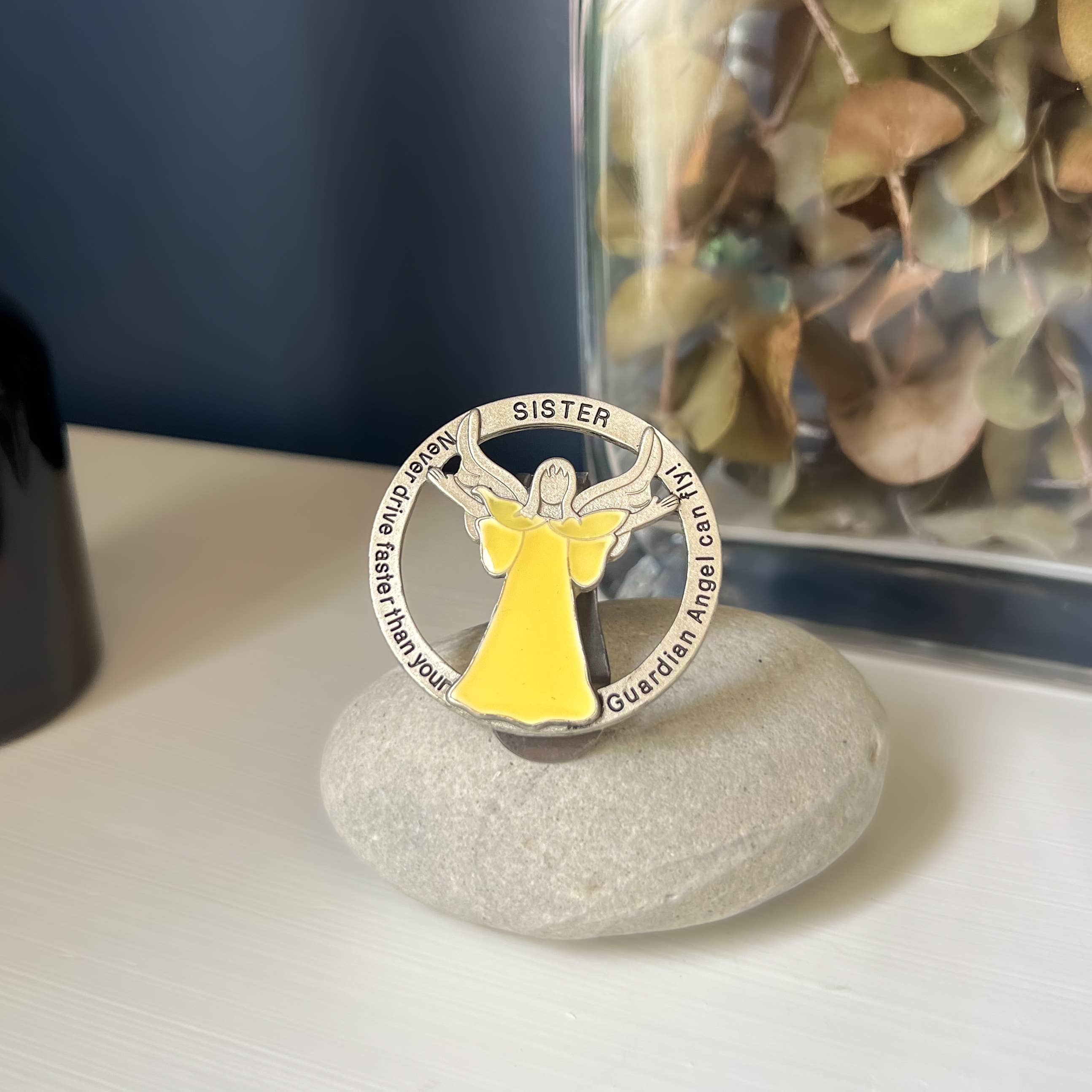 Abbey + CA Gift - Vente Breloque décorative pour voiture – unisexe - Clip de visière qui brille11