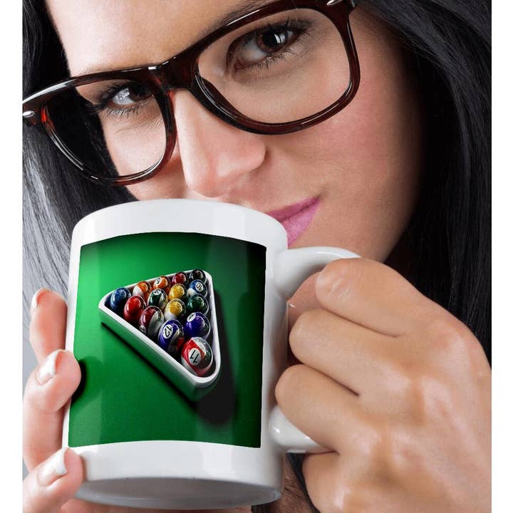 3dRose - Wholesale Coffee Mug - 3dRose, Image of Ballard Balls On Pool Table, Mug9