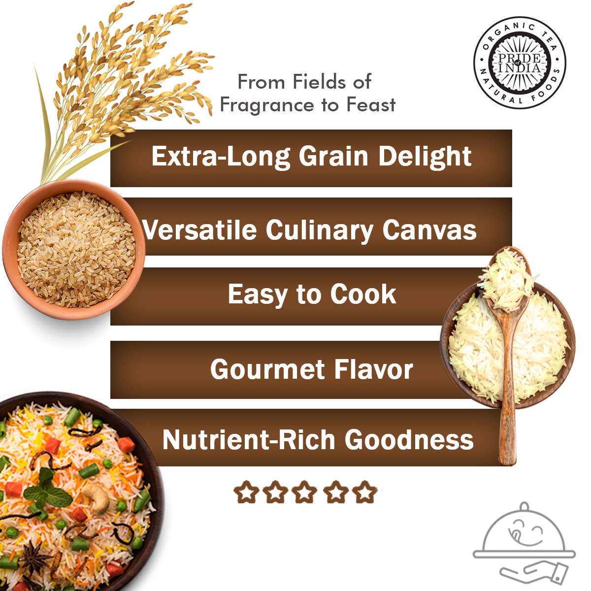 PRIDE INDIA BRANDS - Wholesale Rice - Extra Long Indian Brown Basmati Rice11