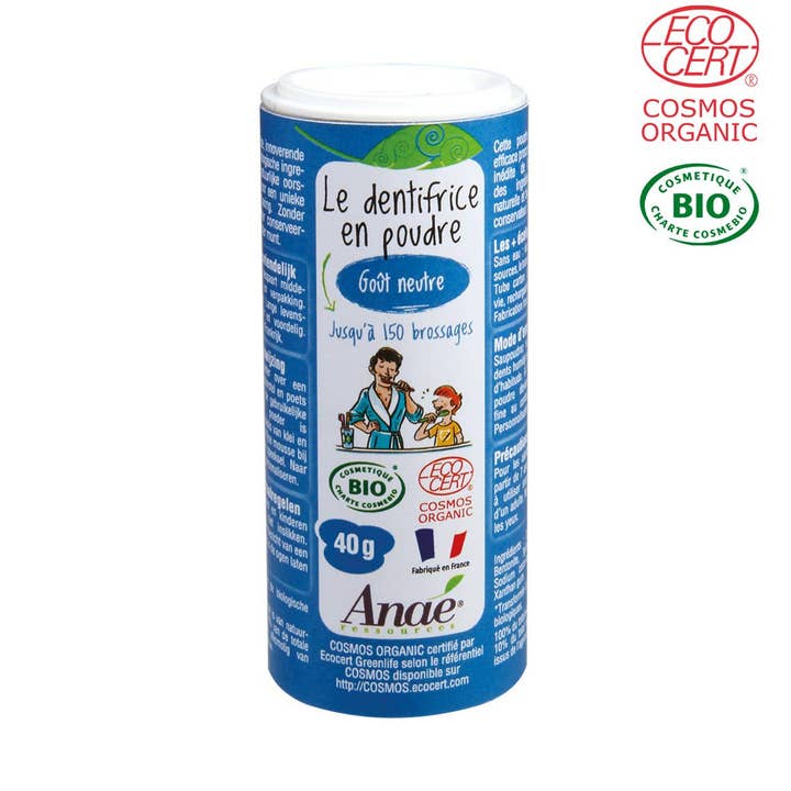 Tooth Powder - Neutral Taste - Anaé for wholesale by Ecodis - Grand Beau