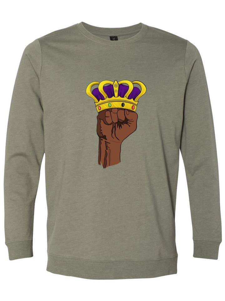 Pull col rond French Terry Unisexe pour la vente par Dwayne Elliott Collection