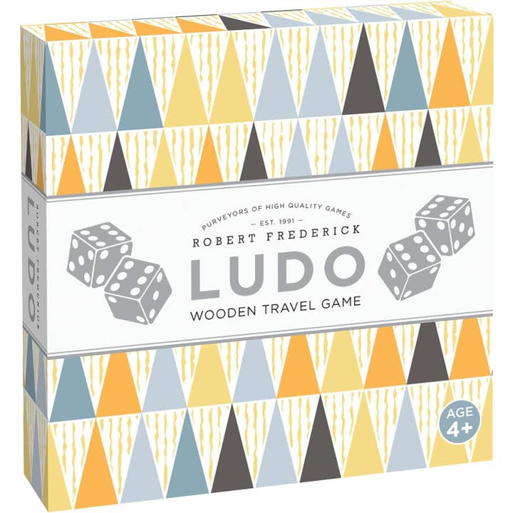 Houten Mini Ludo Spel voor wholesale door Robert Frederick Ltd