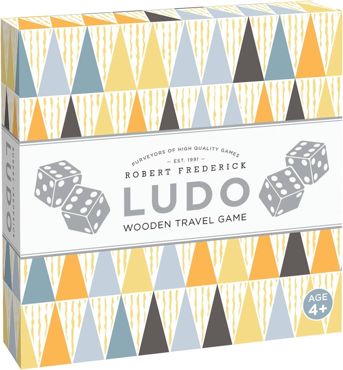 Robert Frederick Ltd - Wholesale Board Game - Wooden Mini Ludo Game