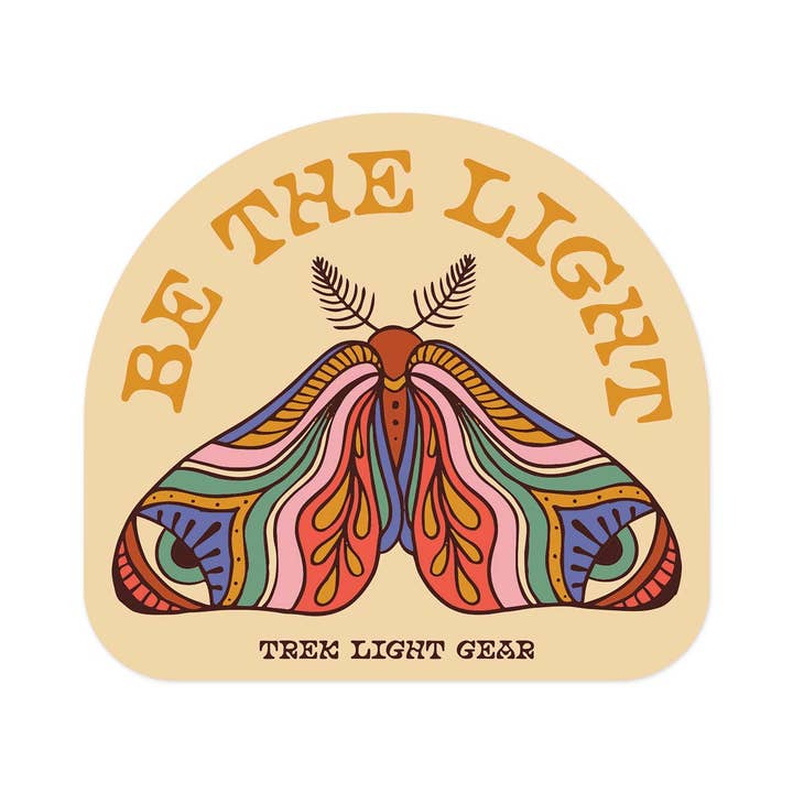 Trek Light - Wholesale Sticker - Sticker | Be The Light Moth1