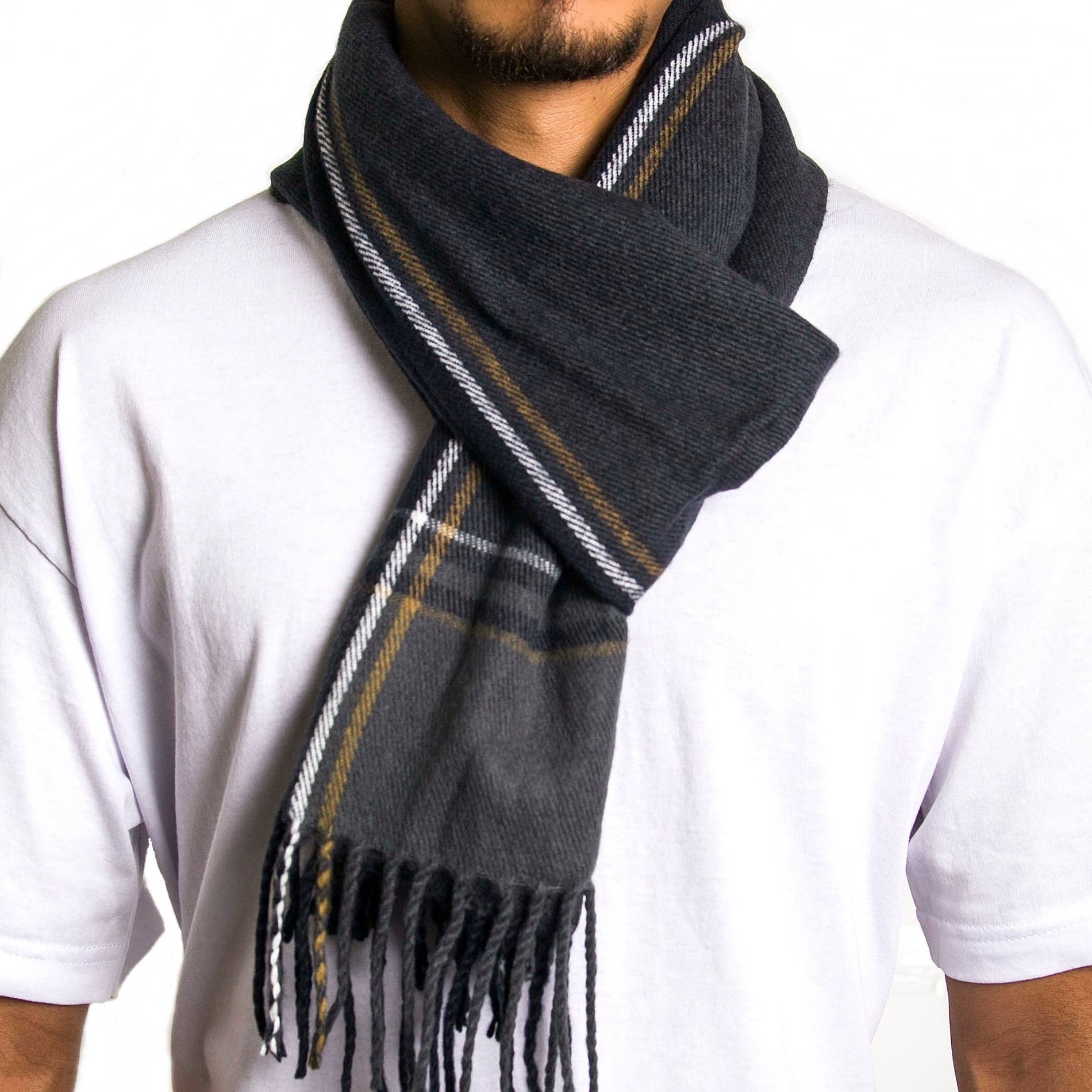 Alpine Swiss - Wholesale Scarf - Men's - Mens Scarf Softer Than Cashmere Scarves Plaids Womens Winter25