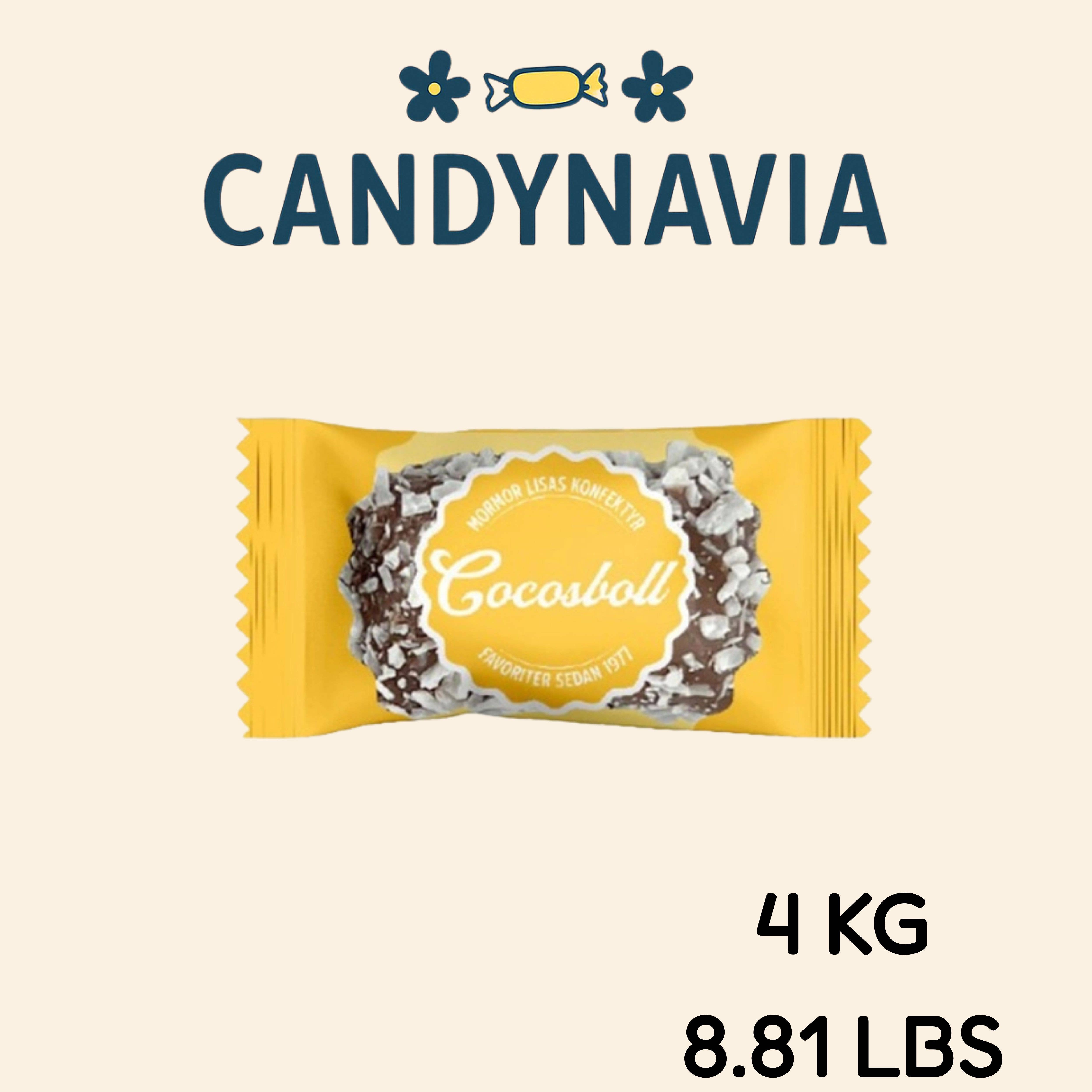 Candynavia - Vente Bonbons gélifiés - Kokosboll | Boules de noix de coco blanches1