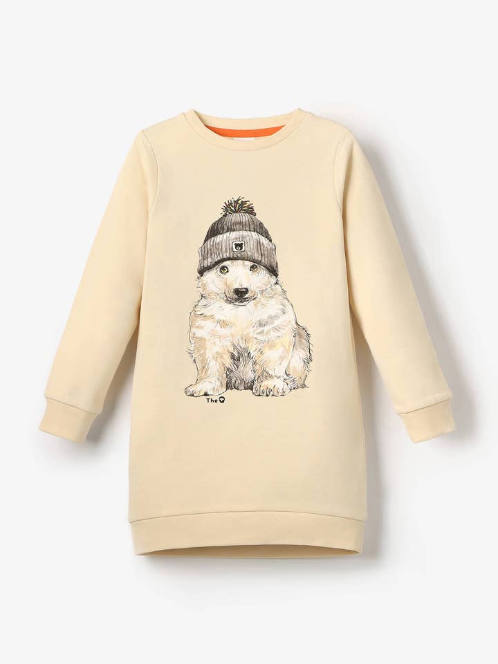 Abito in maglia organica - Beanie Bear per la vendita all'ingrosso da parte di The QT (EU)