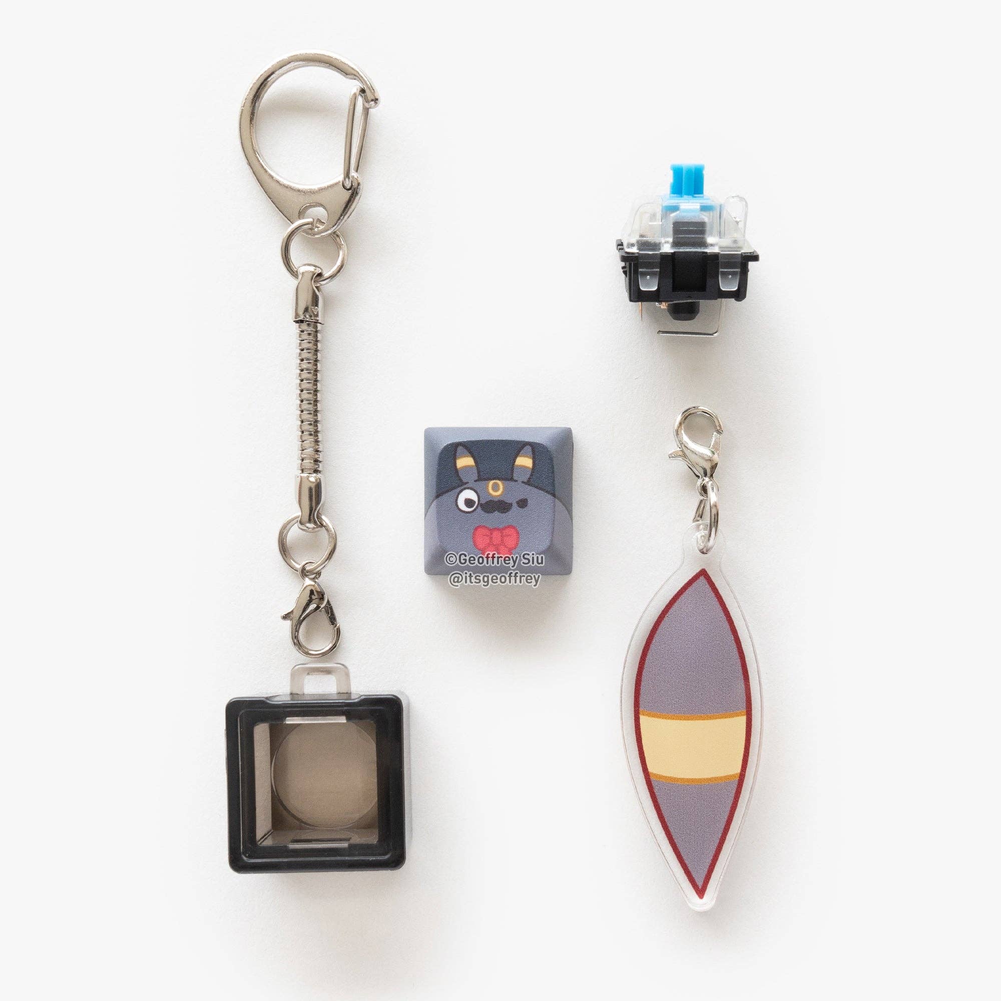 Geoffrey Siu Art LLC - Wholesale Sleutelhanger - Uniseks - Teaveelution Clicky Sleutelhangers7