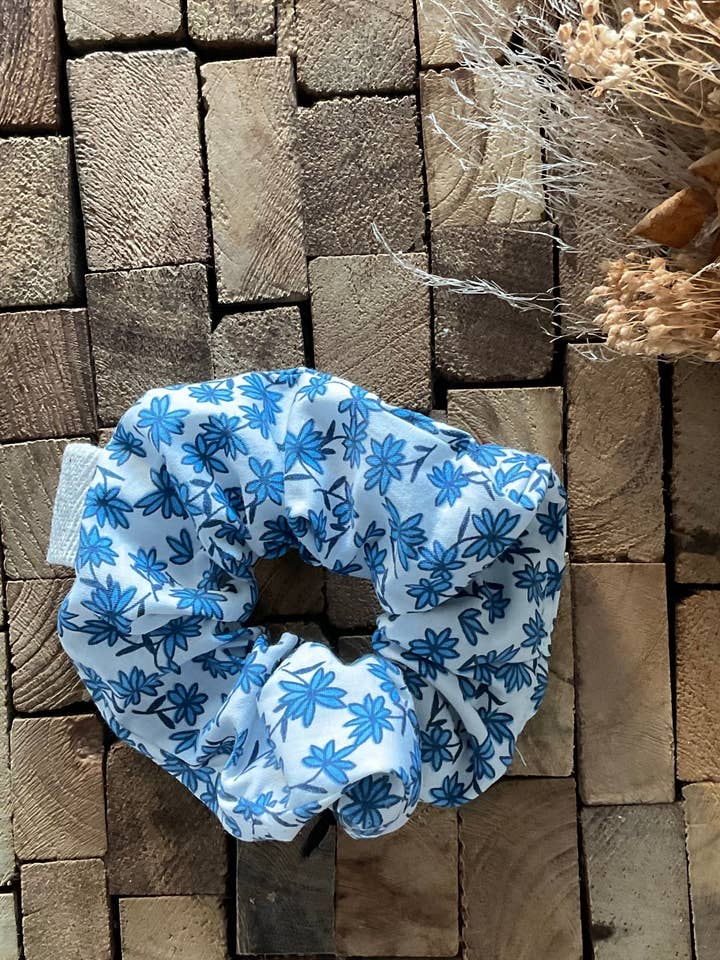 Chouchou scrunchie liberty per la vendita all'ingrosso da parte di Atelier Tatice