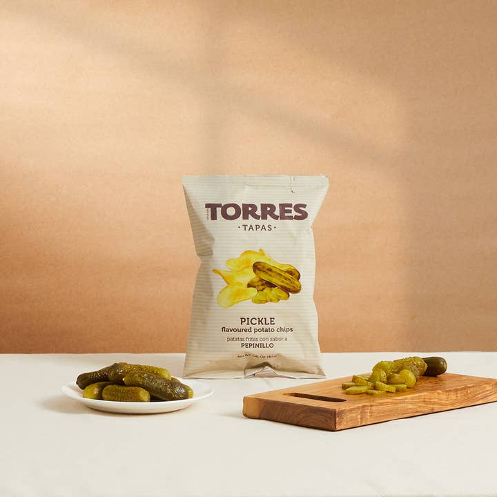 Patatas Torres - Venta al por mayor Patatas fritas - Patatas Torres Tapas Sabor Pepinillo 40g