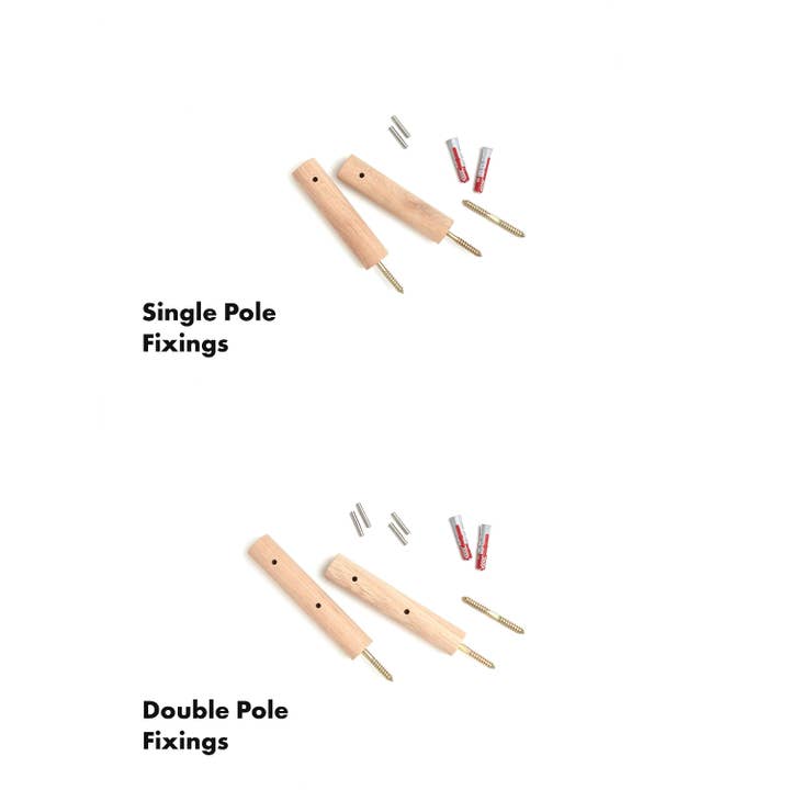 Roar Studio - Wholesale Curtain rod - Curtain Pole 0-720cm / 0-283.5" (Oak, Walnut, Beech, Black,9