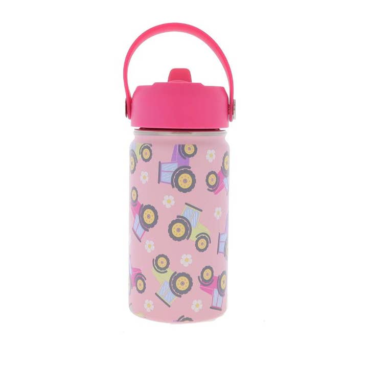 Jane Marie - Wholesale Insulated Mug/Tumbler - Kids Girls Hay Day 12 Oz. Bottle With Straw Cap
