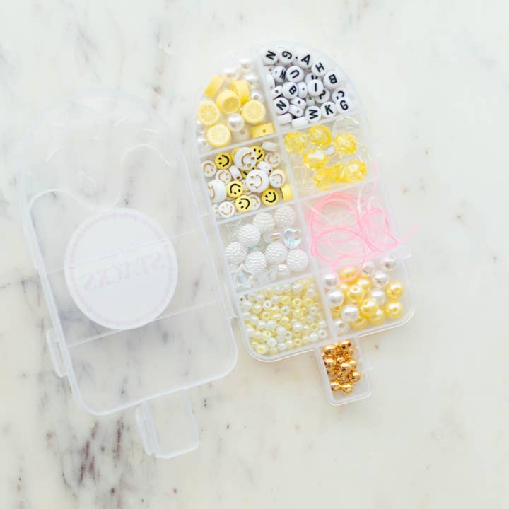 Little Stacks - Vendita all'ingrosso Gioielli fai da te - Bambini - Il kit per ghiaccioli Lemon Twist1