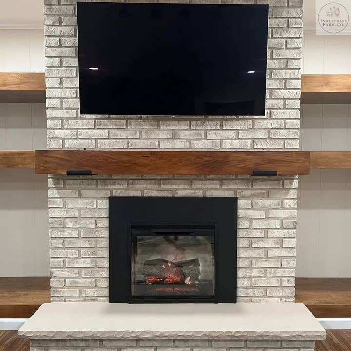 Industrial Farm Co - Wholesale Wall Mounted Shelf - The Glimmerglass J Shelf or Mantel Bracket
