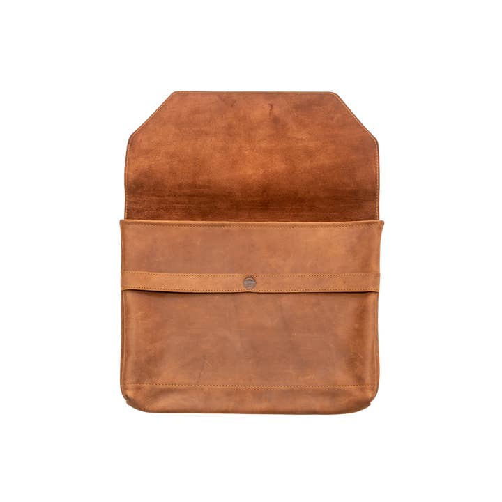Kilele Gear | Rugged Leather Goods - Wholesale Laptop/Tablet Case - Unisex - Borana Laptop Sleeve - Genuine Leather