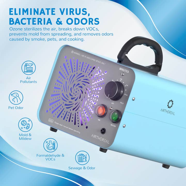 Airthereal - Wholesale Air Purifier - MA25L Dual-Mode Ozone Generator for Air & Water - European version3