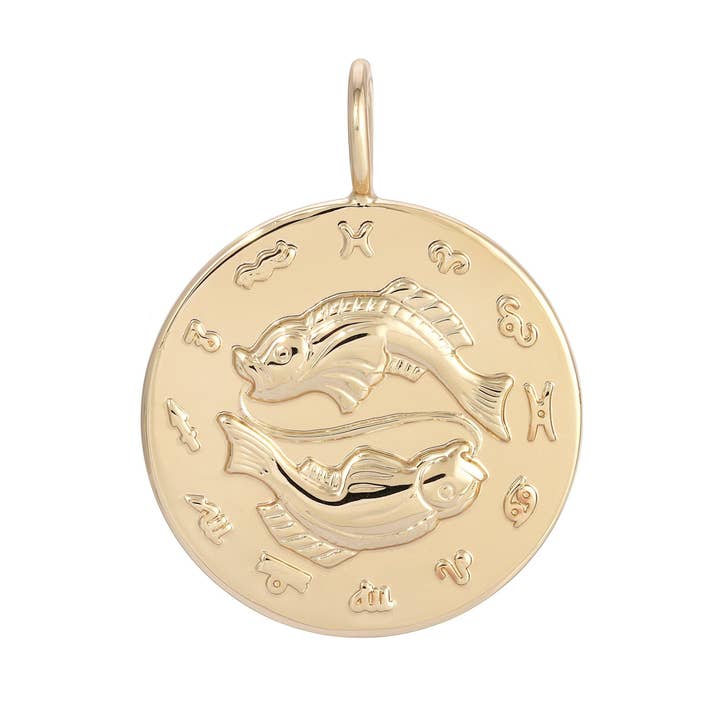 Pendentif Zodiaque Poissons pour la vente par Eklexic