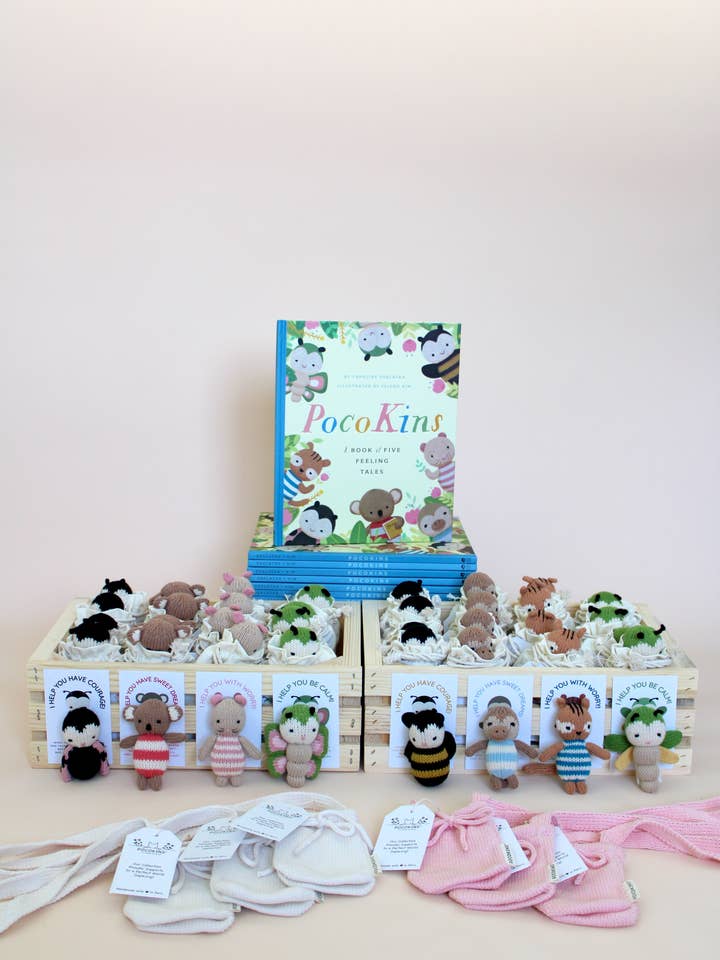 Book/Pocket Pal/Pouchette Bundle W/ DISPLAY Option 1 for wholesale by PocoKins