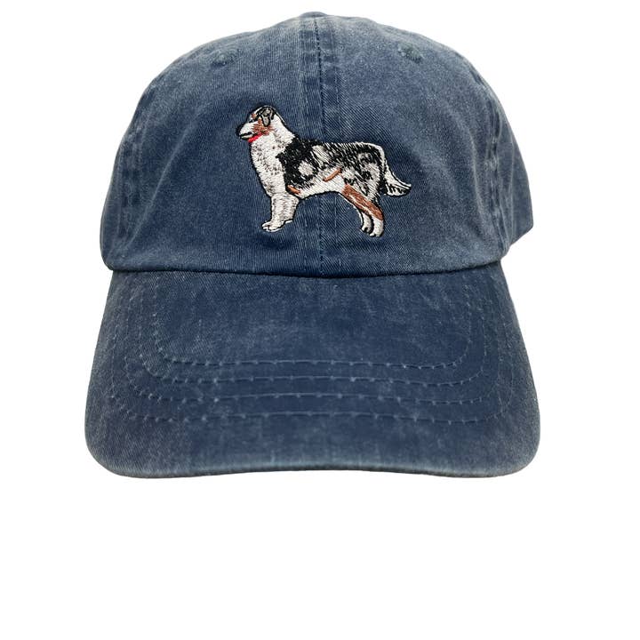 Tug Tees - Wholesale Baseball Cap - Unisex - Border Collie, Blue Merle, Dog Breed Baseball Cap