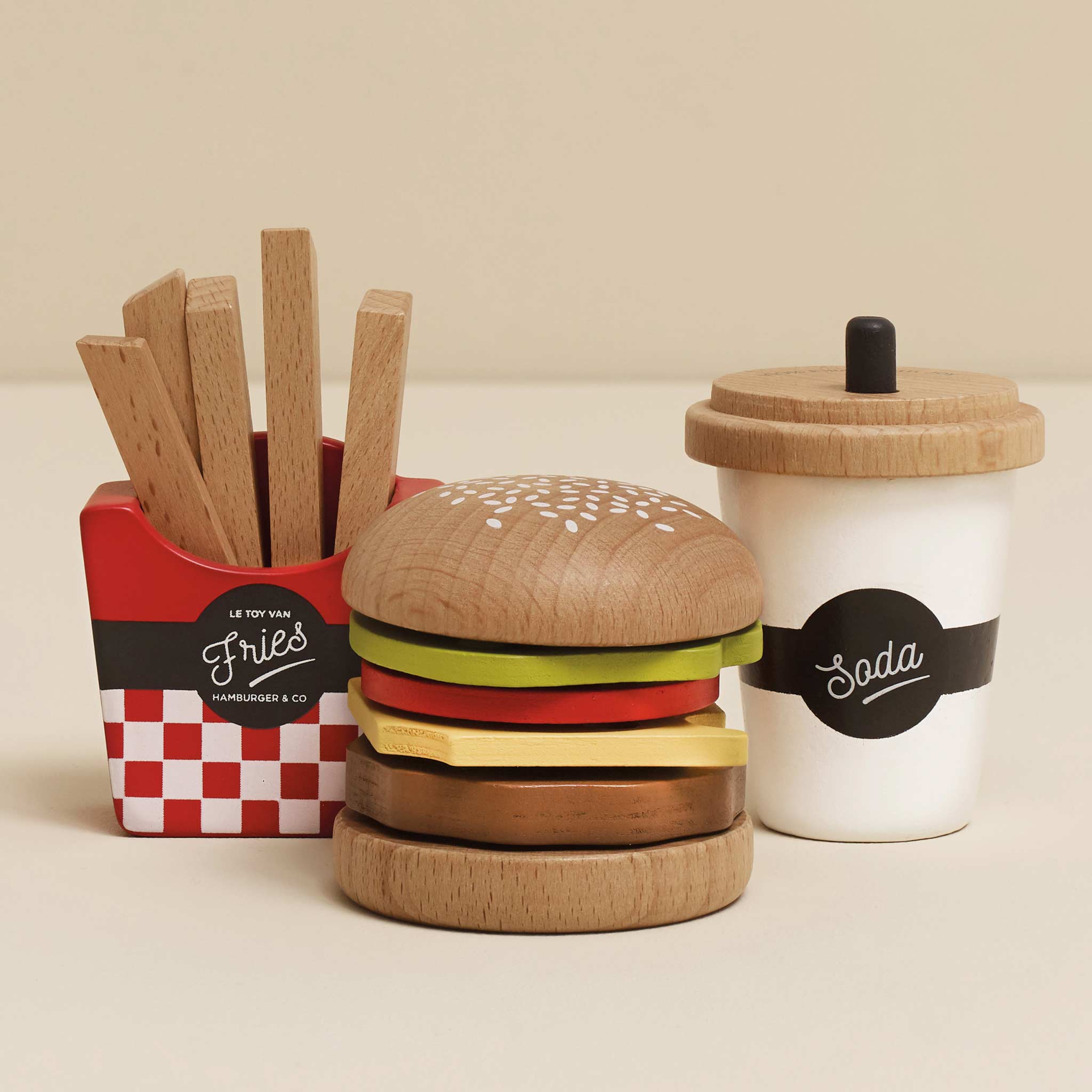 Le Toy Van – wholesale Toy set – Kids – Gourmet Hamburger Set0